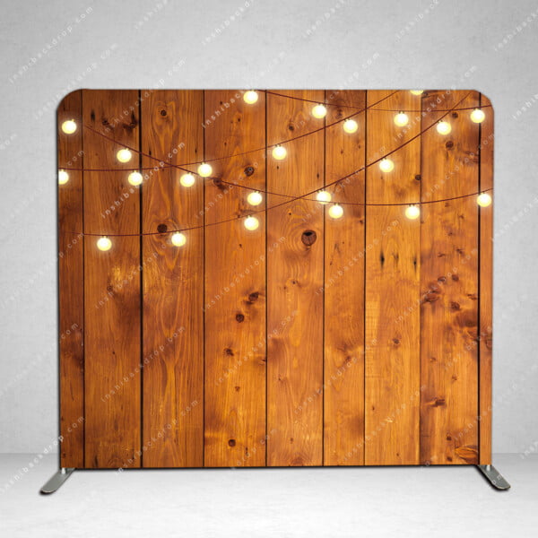 wooden wall photo booth backdrop