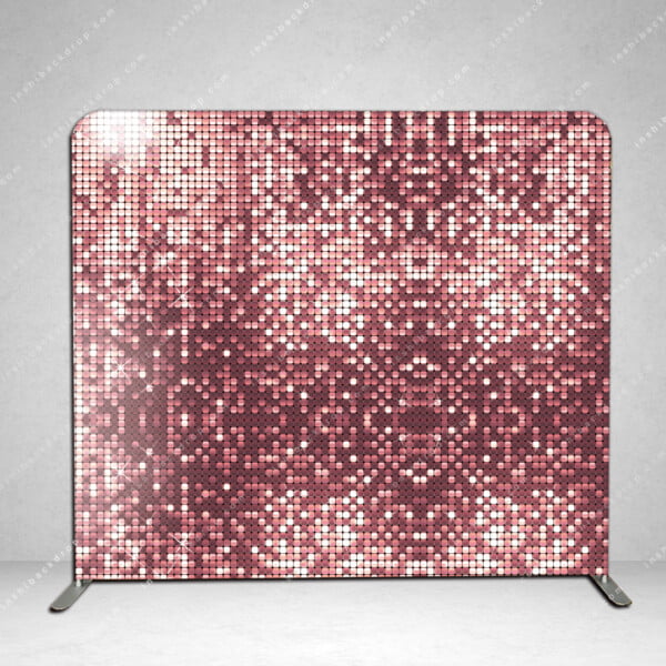 pink photo booth backdrop