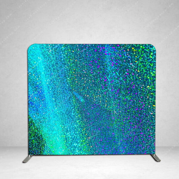 Colorful Glitter photo booth backdrop