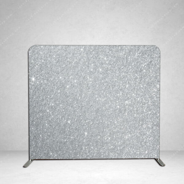 Silver Photobooth Backdrop for Event