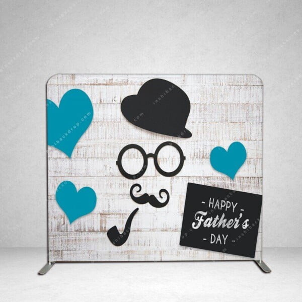 happy father's day photo booth backdrop