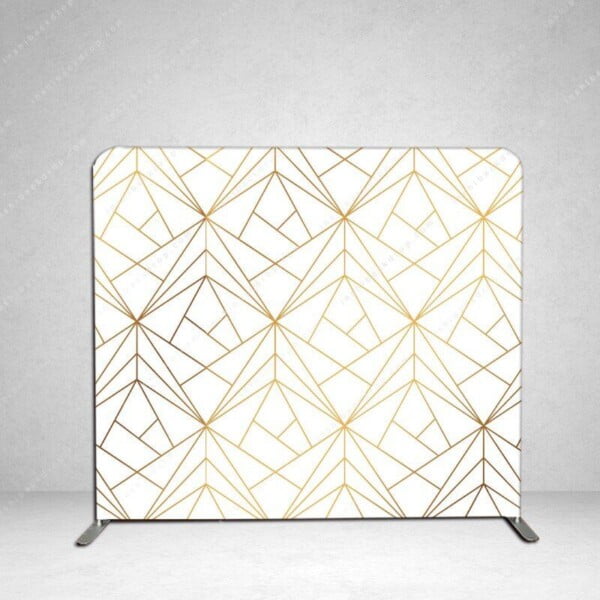 White and Gold Backdrop