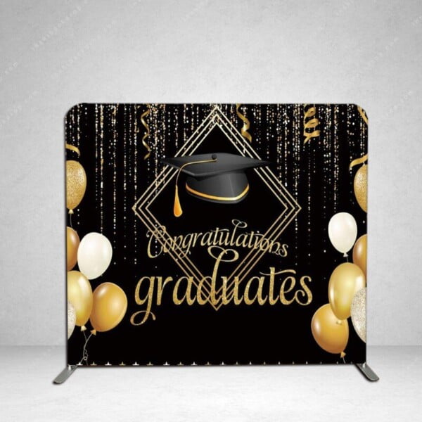 Photo booth backdrop for graduation