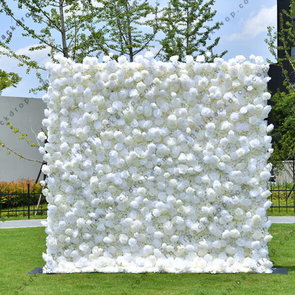 fabric artificial flower walls