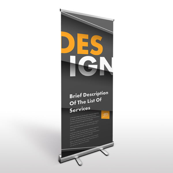 banner roll stand up