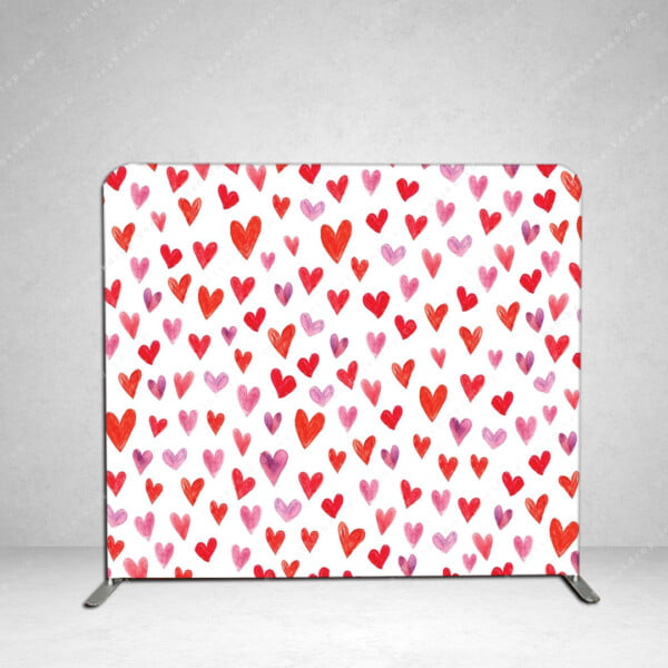Heart Backdrop with Love Themes